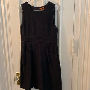 GORGEOUS Tory Burch black wool dress